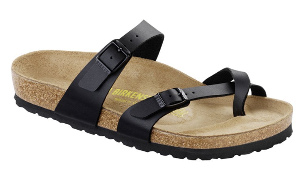 Birkenstock Mens/Womens BIRK-0071793 Mayari Black Synthetic, Black, Size 8.5